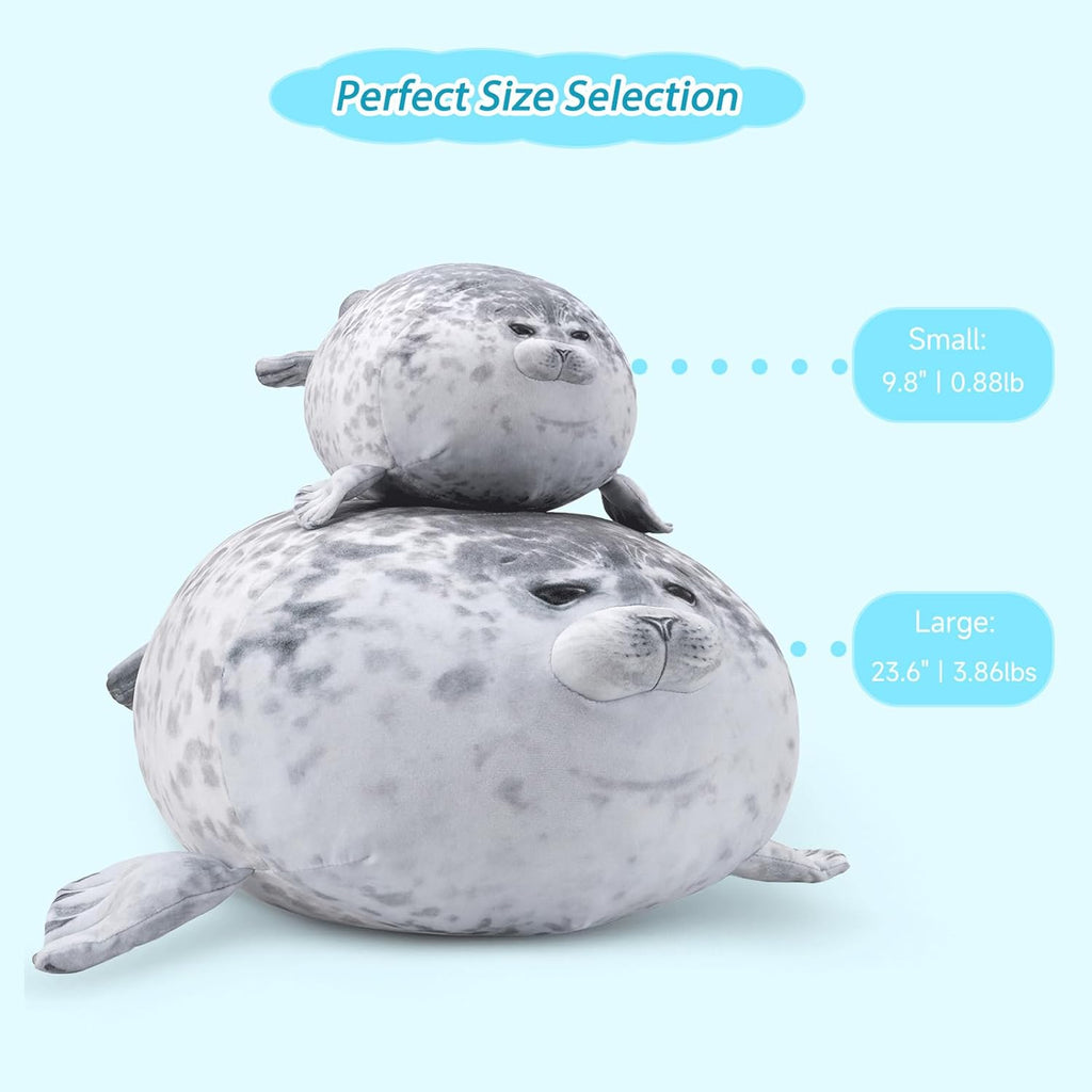Weighted Seal Cuddly Toy - Travel Size 