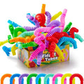 Rainbow Pop Tubes Sensory Toy - 10/30/50PCS