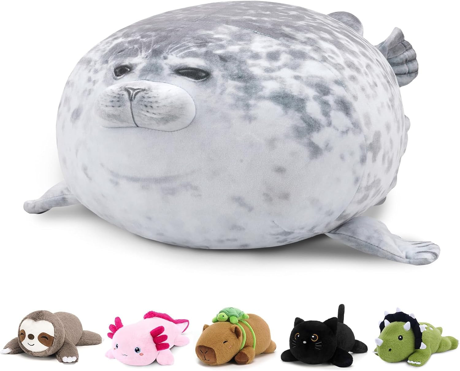 Weighted Seal Cuddly Toy - Travel Size 