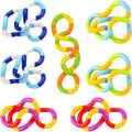 Tangle Fidget Toy (7 piece set) -  Twisty Stress Reliefing Fidget for Children and Adults
